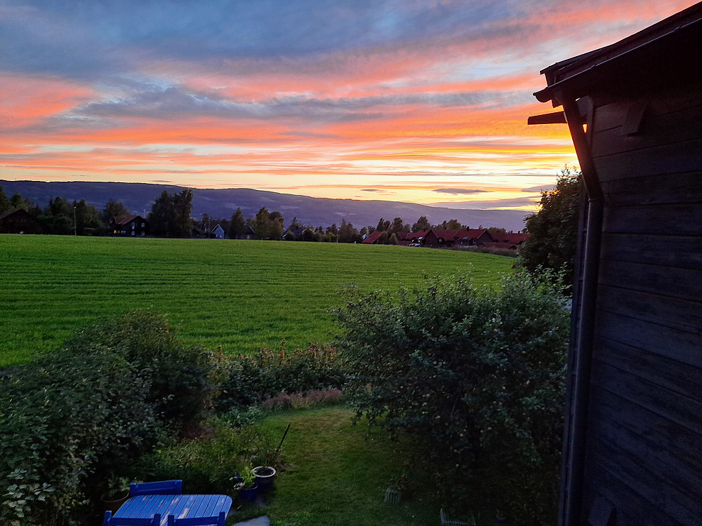 Og på kvelden ble det slik