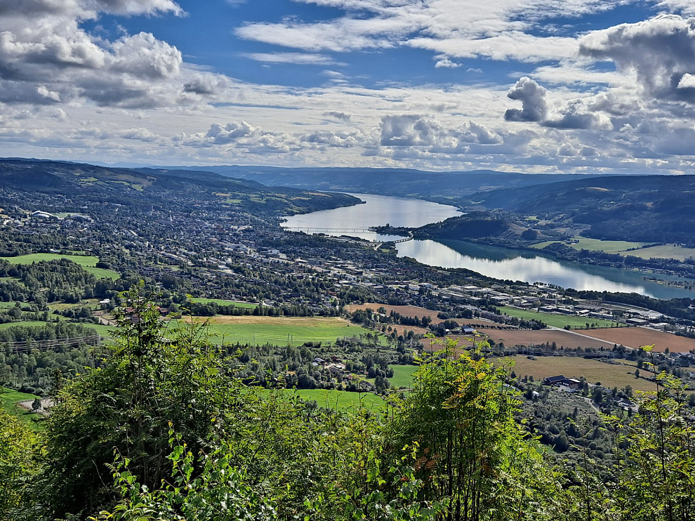 Utsikt over Lillehammer