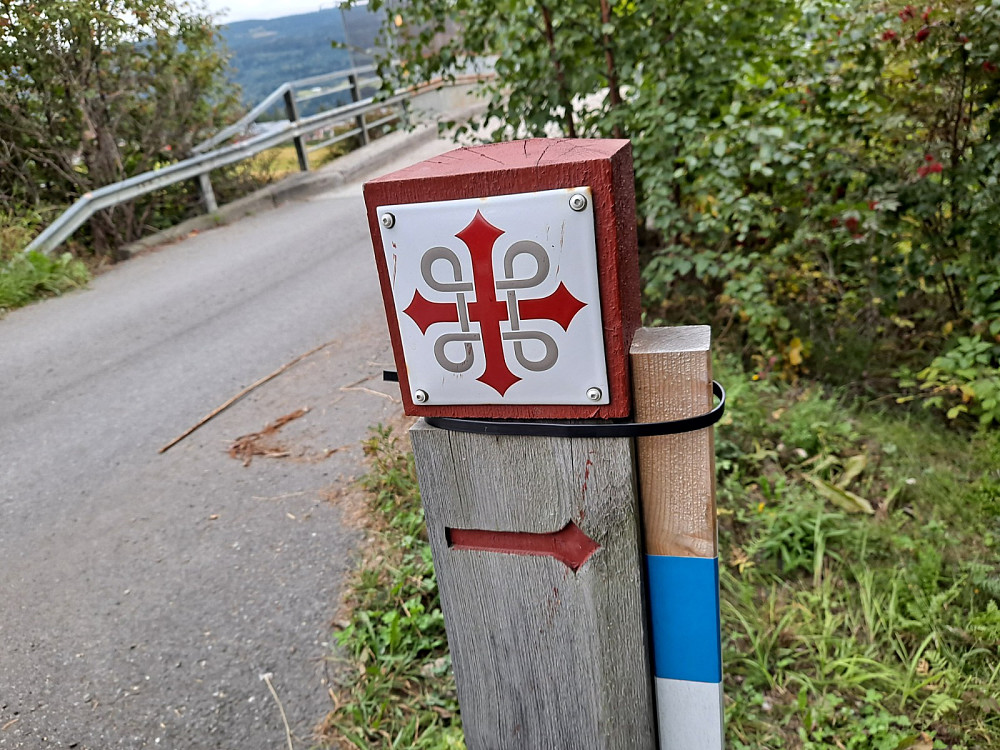 Turen gikk langs Pilgrimsleden