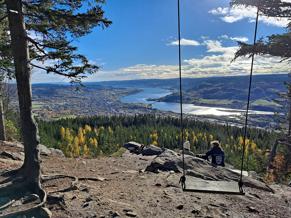 På Balbergkampen utsikt