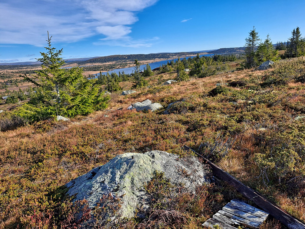 På Indre Nysæterhøgda, mot Melsjøen