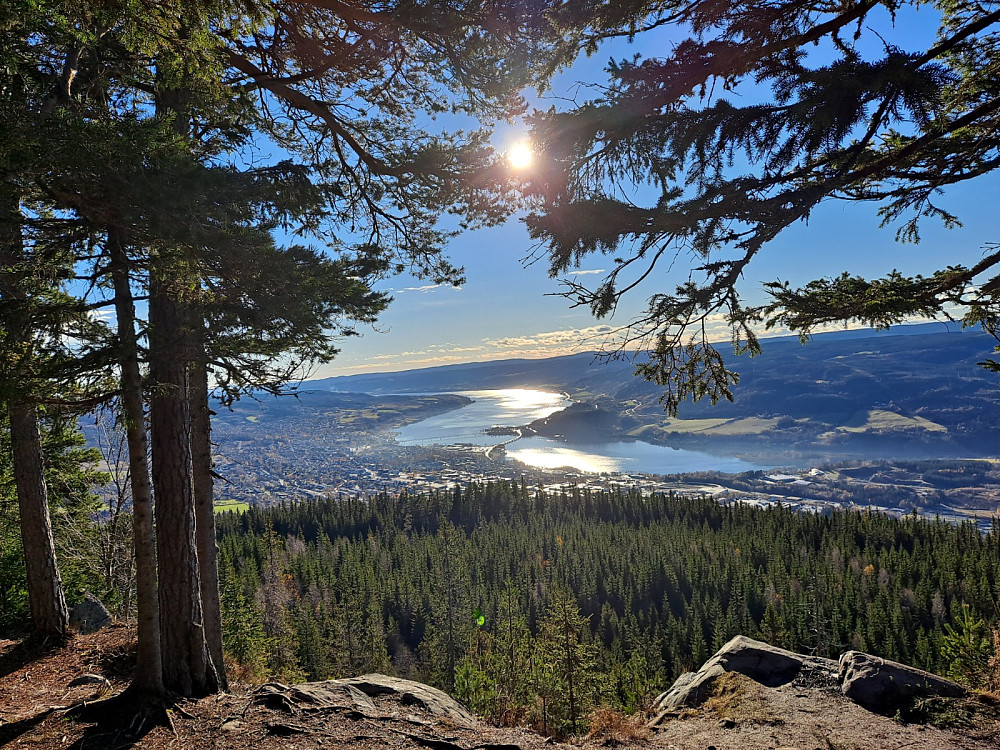På Balbergkampen utsikt