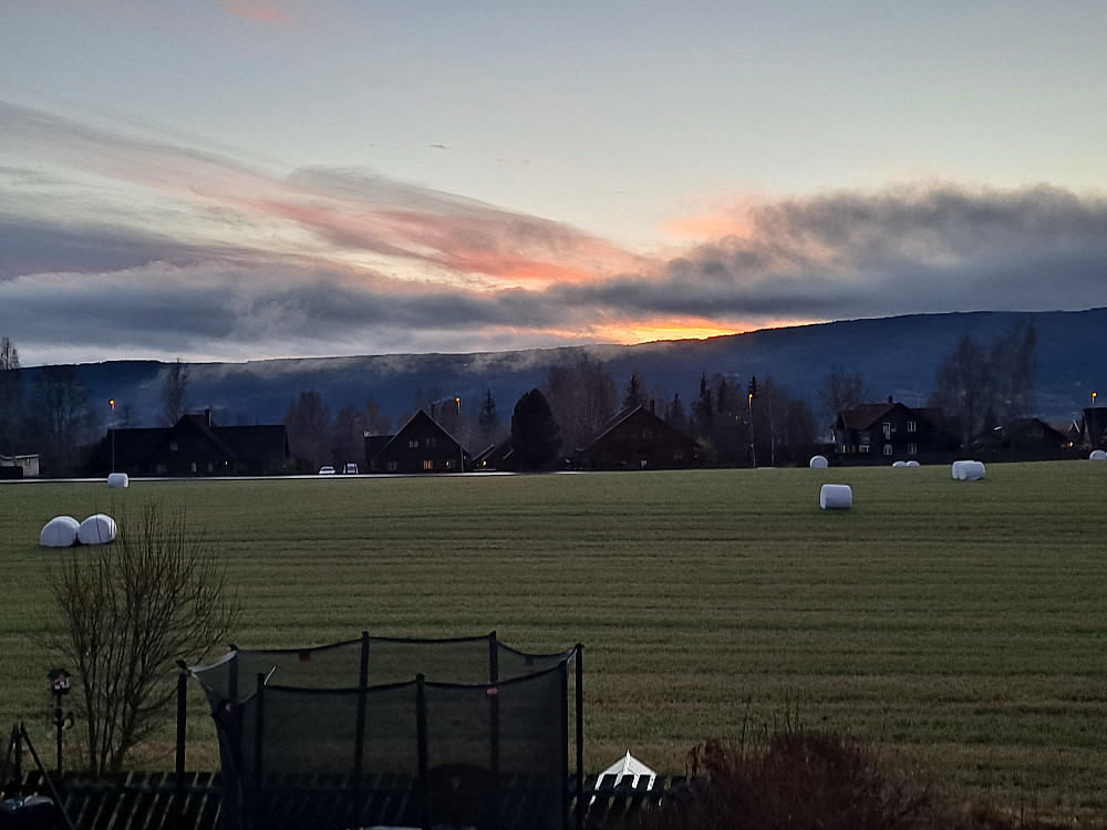 Fra verandaen hjemme