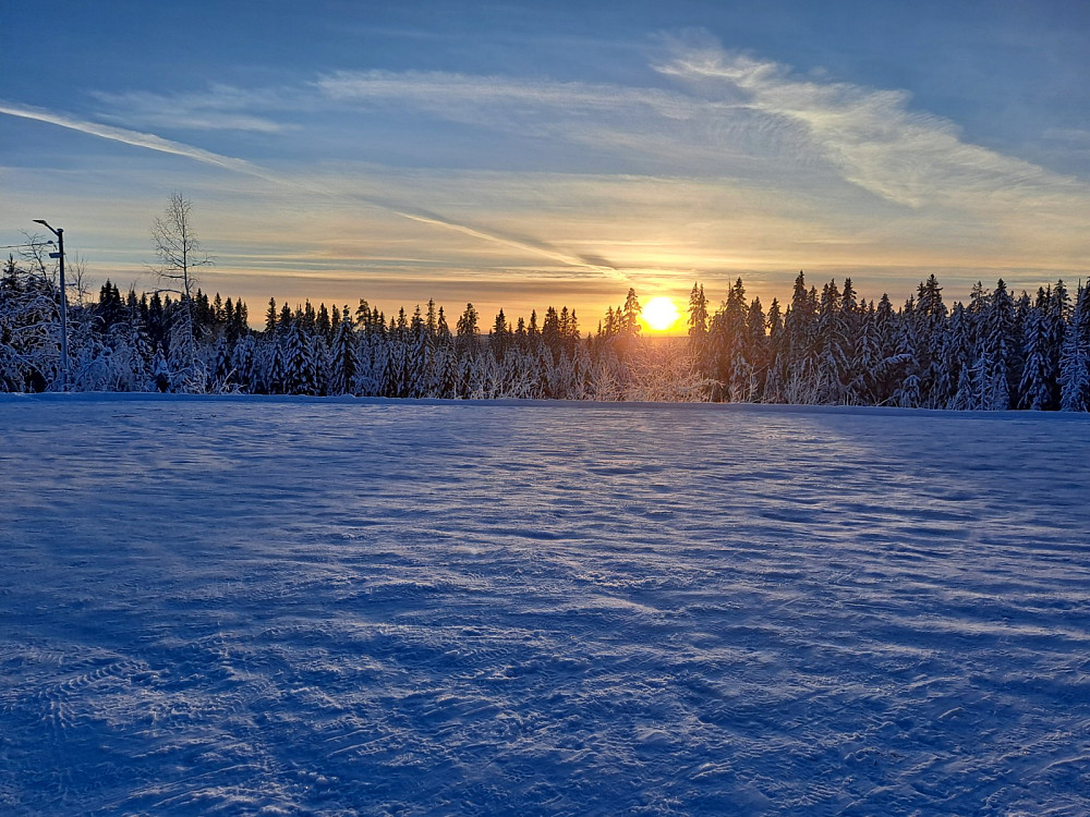 På parkeringsplassen