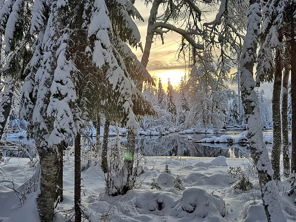 Mesnaelva ved Birkebeinerløypa