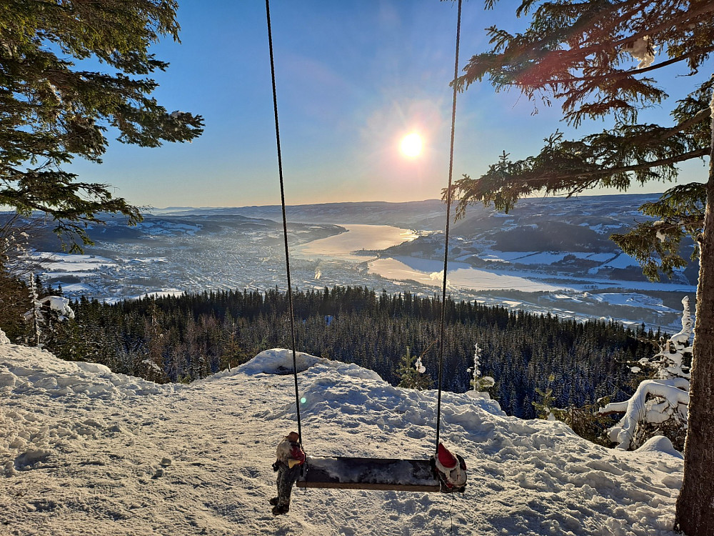 På Balbergkampen utsikt