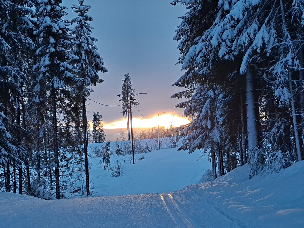 I lysløypa