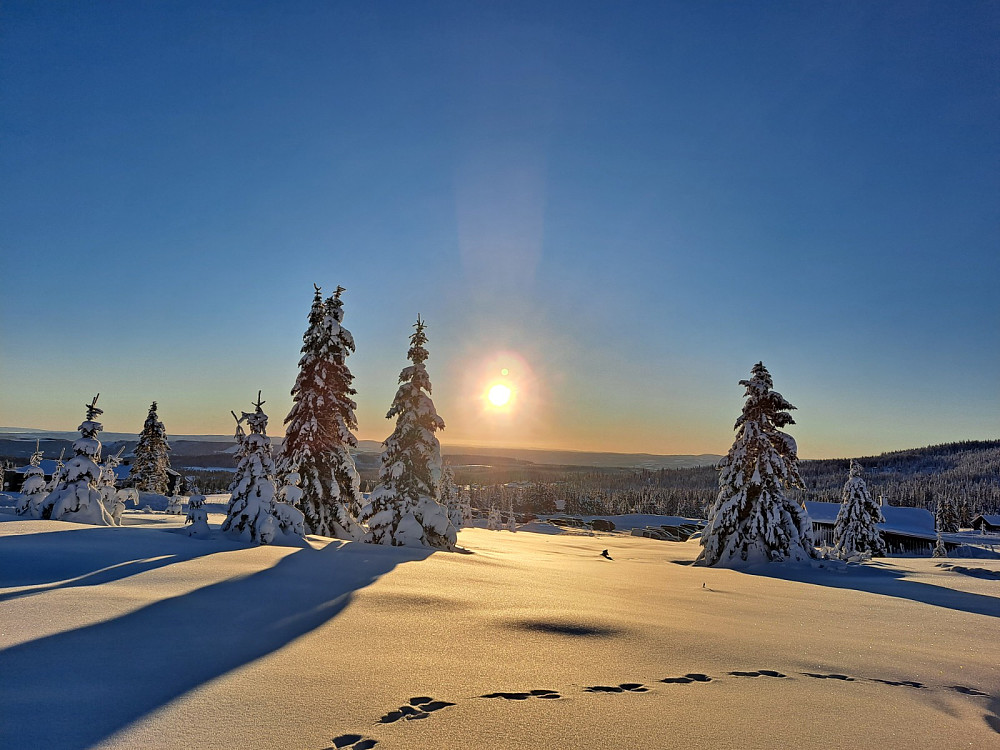 Ved parkeringsplassen på Nordseter