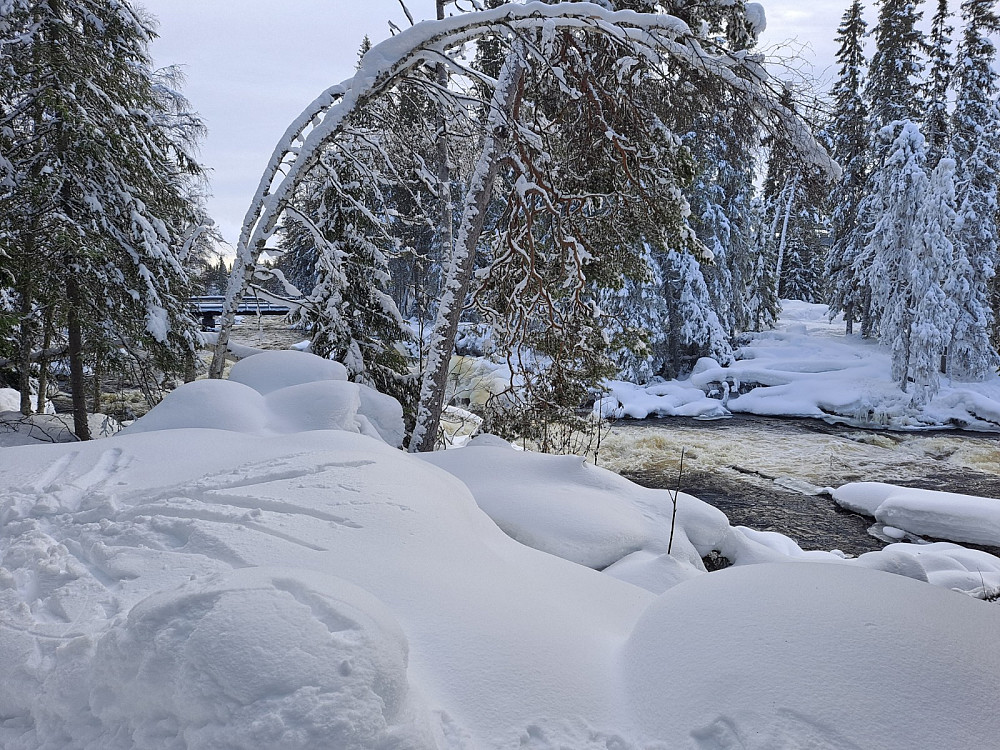 Mesnaelva ved Øvstedalsfossen