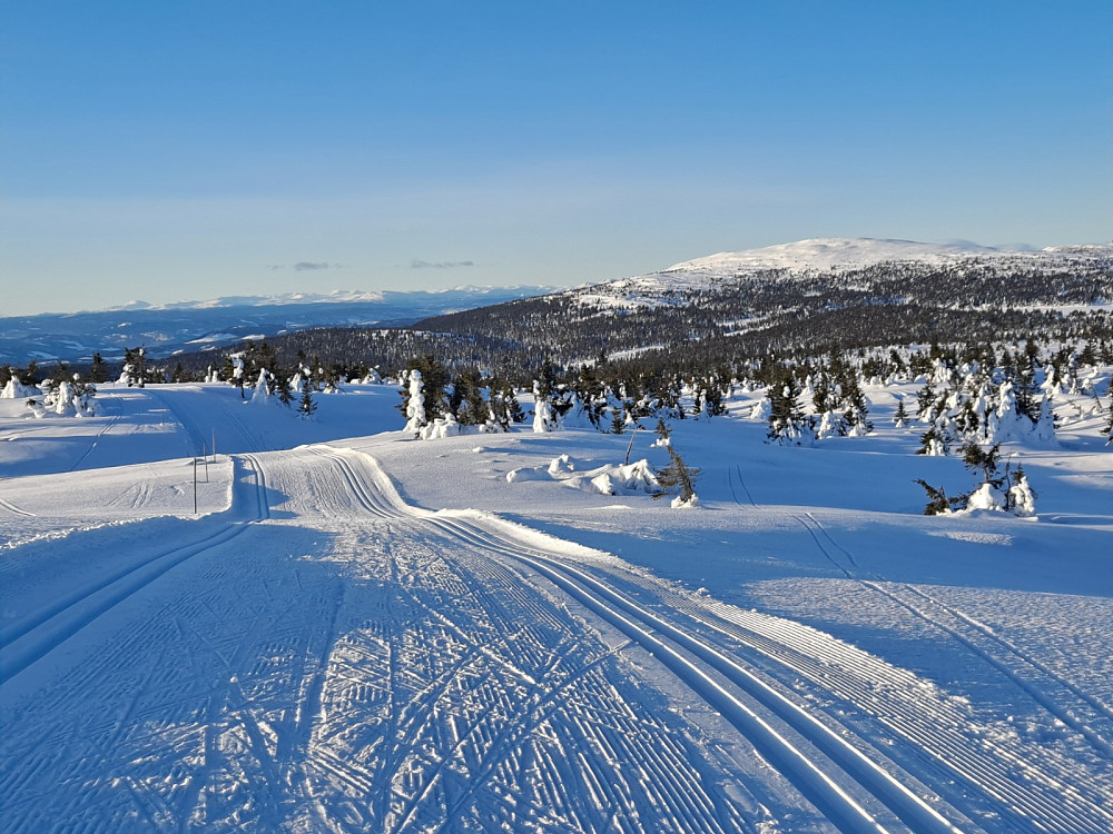 På veg ned fra Lunkefjell