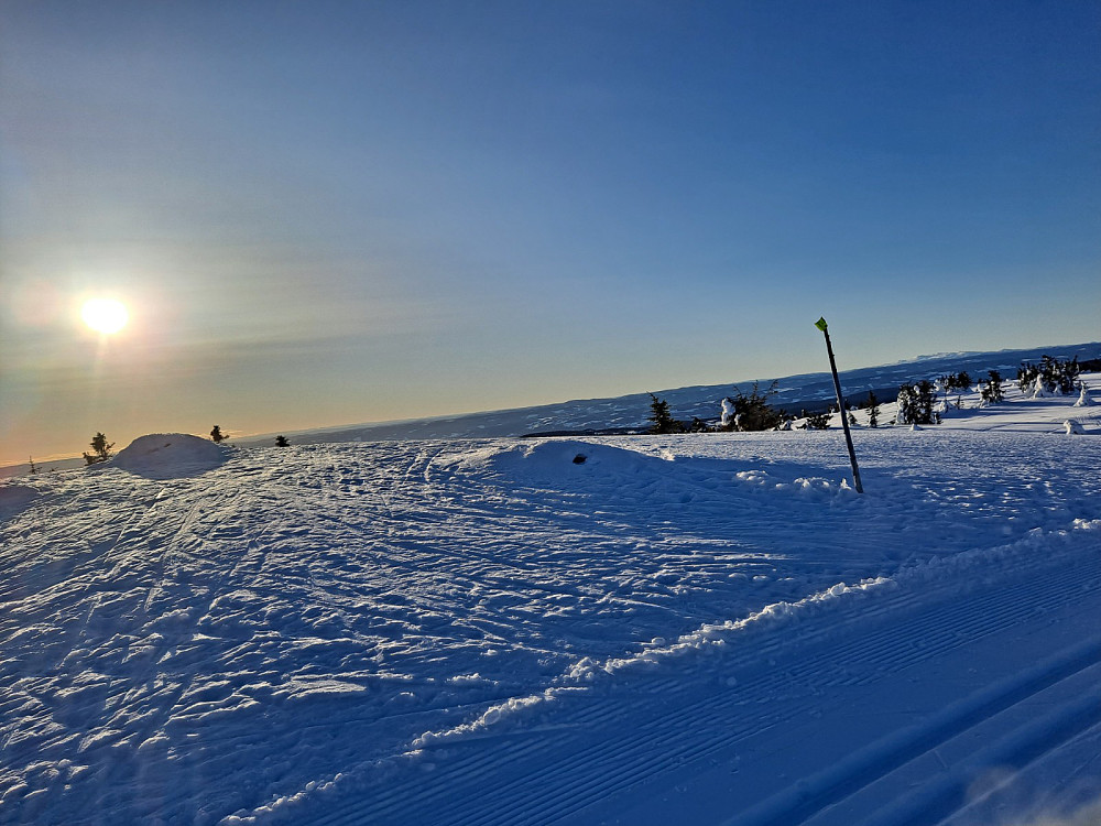 På veg ned fra Lunkefjell