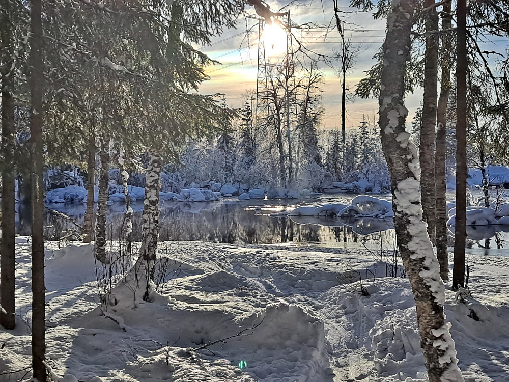 Mesnaelva ved Birkebeinerløypa
