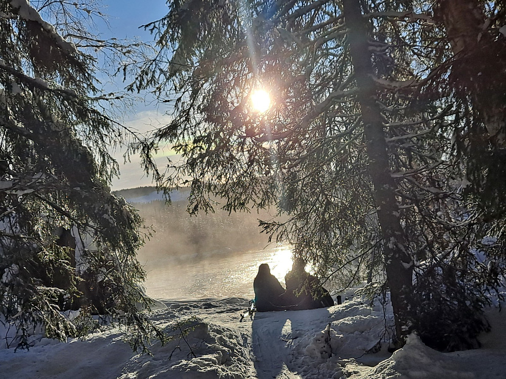 Mesnaelva ved Øvstedalsfossen