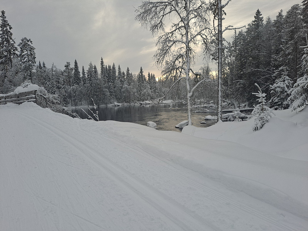 Mesnaelva ved Mesnasaga
