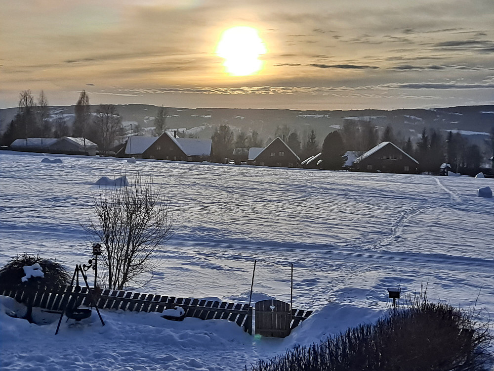 Mer sol etter at jeg kom hjem