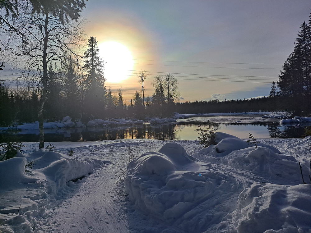 Mesnaelva ved Birkebeinerløypa