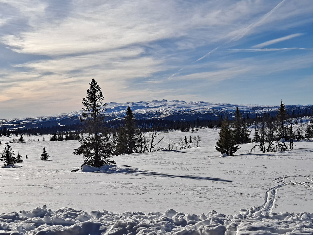 Synnfjellet fra Værskei gapahuk