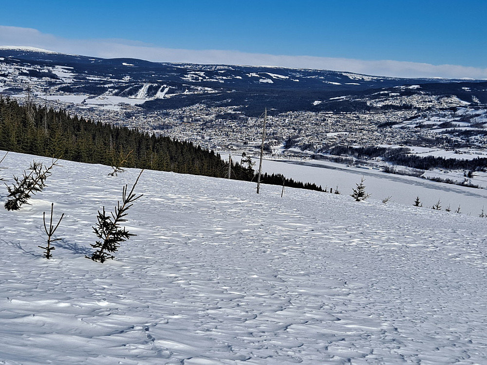 På Vottestadhøgda, mot Lillehammer
