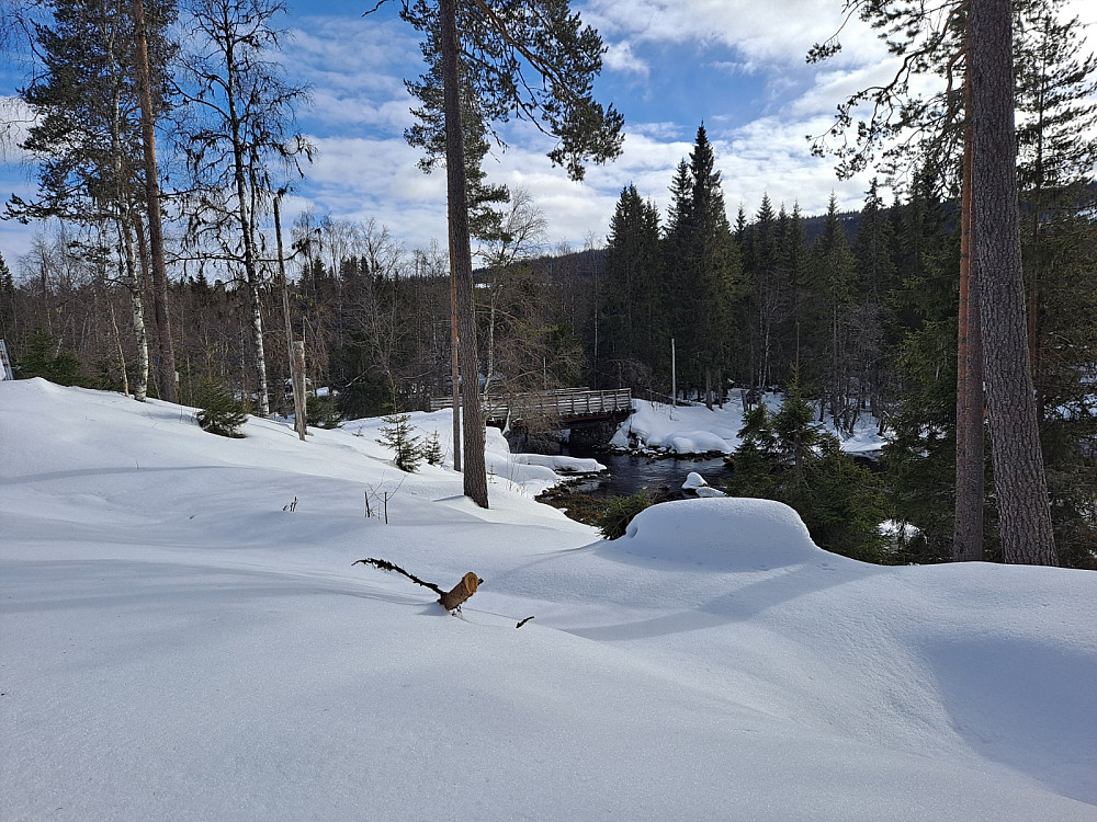 Mesnaelva ved Mesnasaga