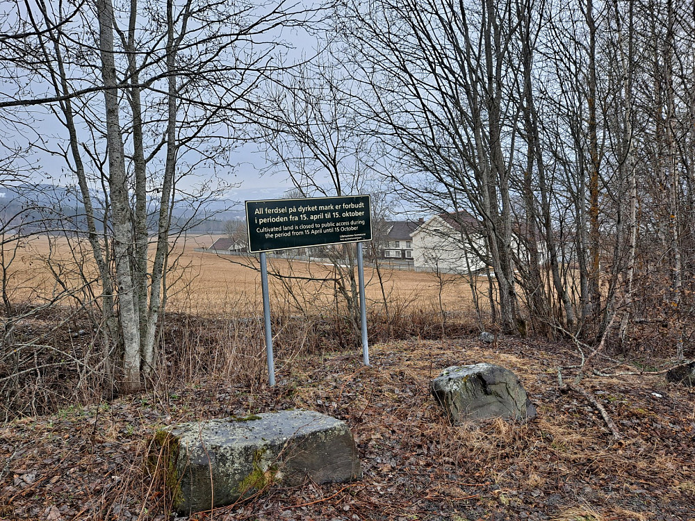 Advarsel mot å gå på Lysgårdsjordet