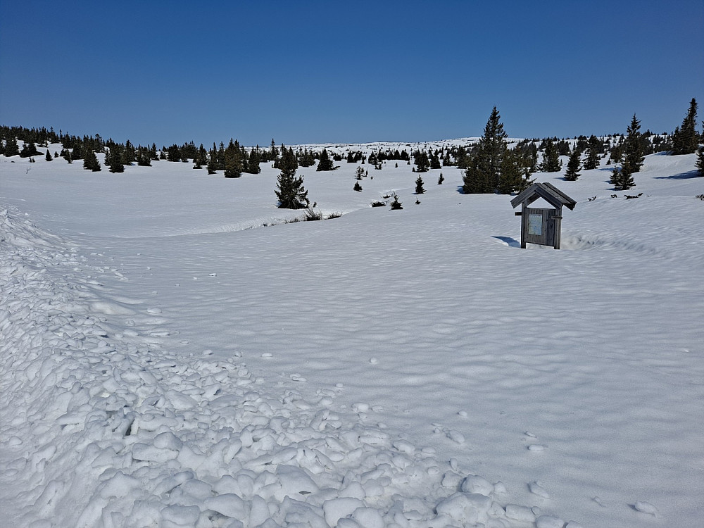 Snøen har smelta litt på ei uke