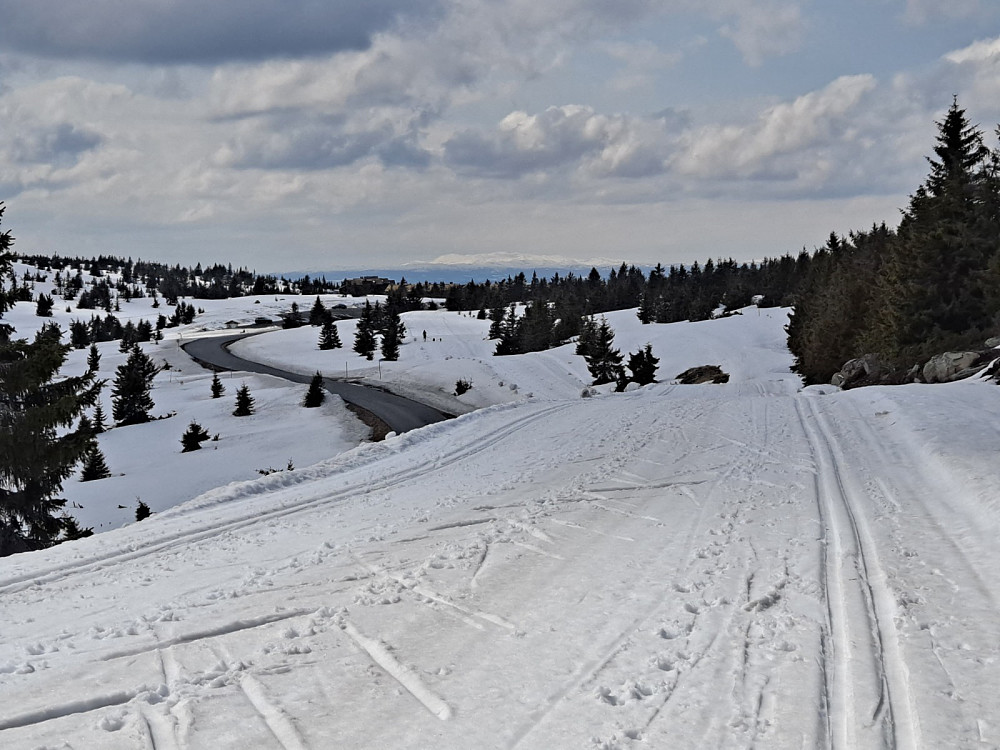 Ned mot parkeringsplassen, Synnfjellet i det fjerne