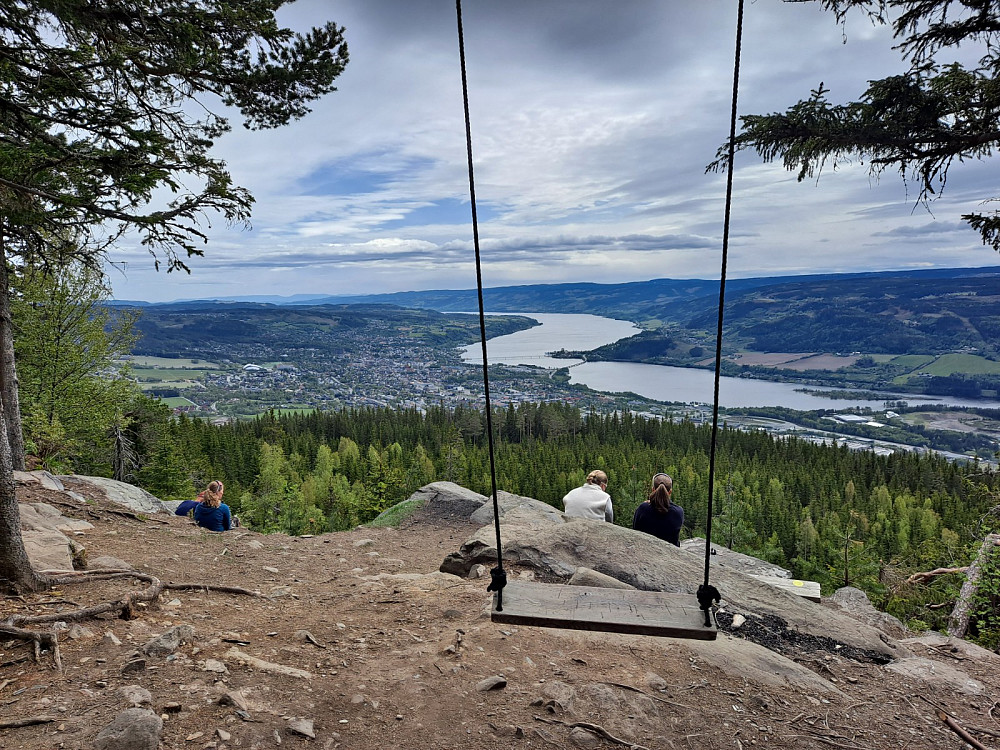 På Balbergkampen utsikt