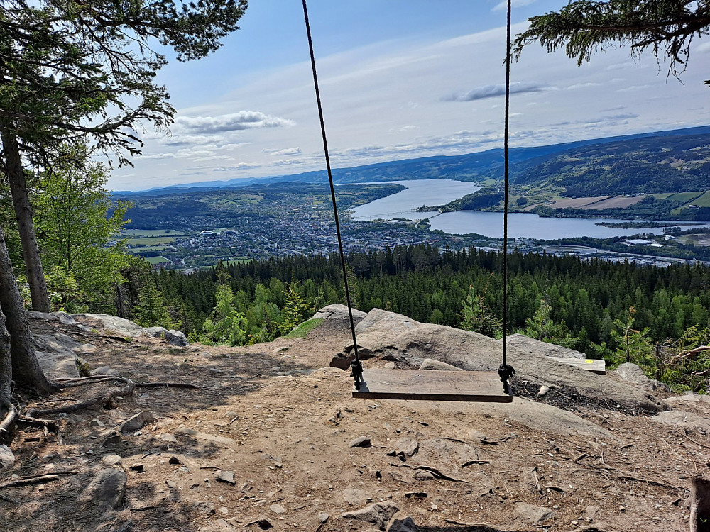 På Balbergkampen utsikt