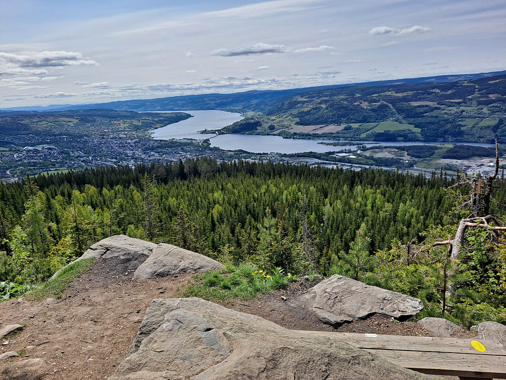 På Balbergkampen utsikt