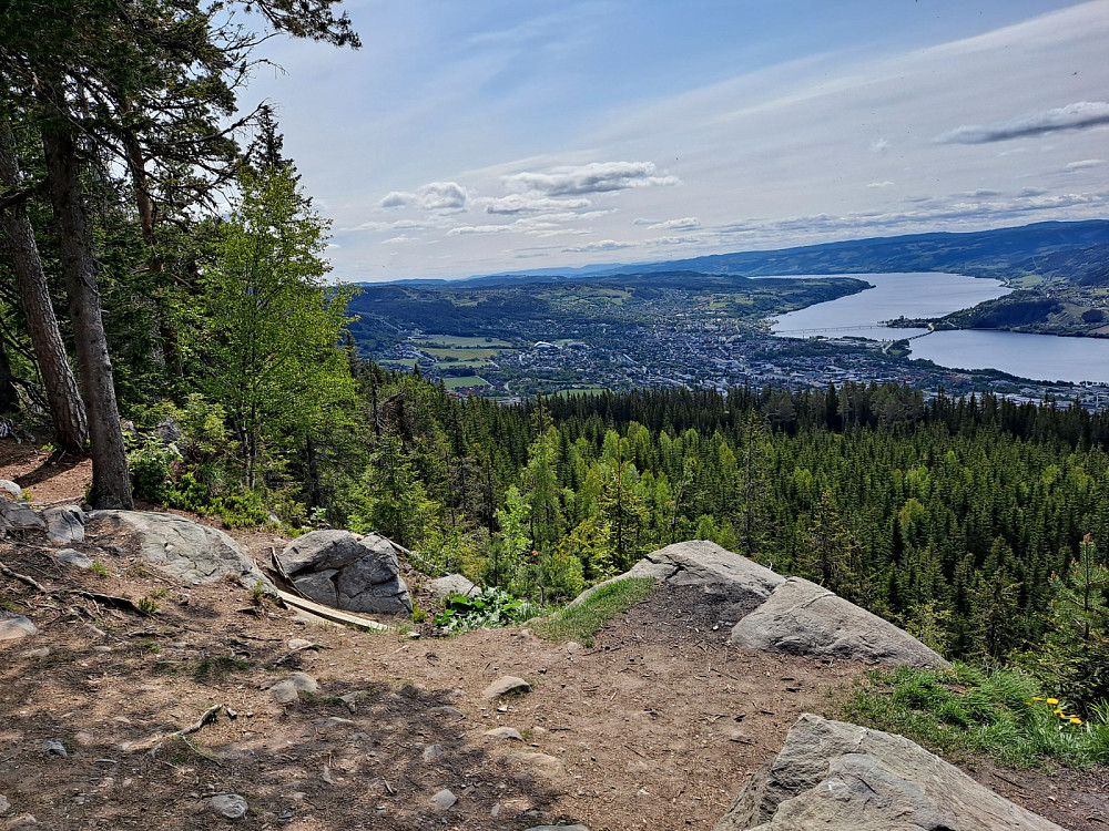 på Balbergkampen utsikt