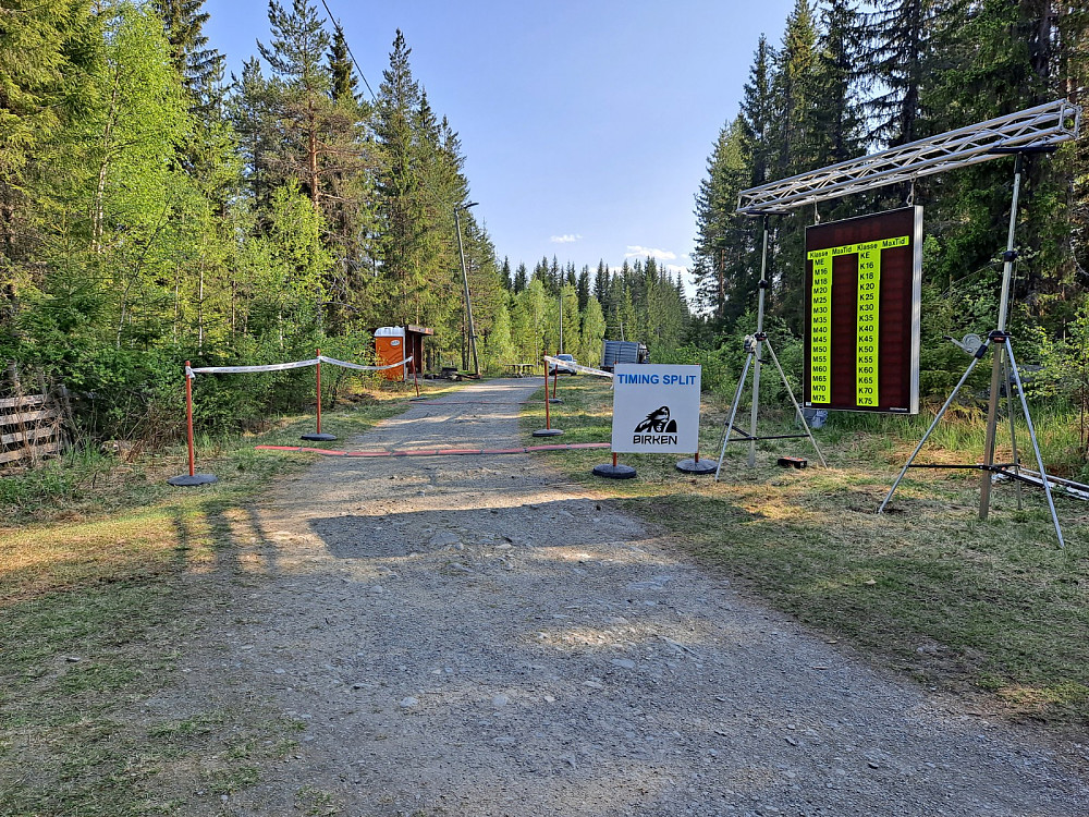 Ved Hammerkoia, forberedelser til morgendagens Birkenløp