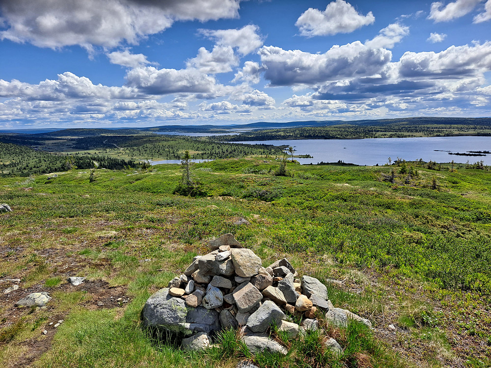 På  vei ned fra Reinsfjellet