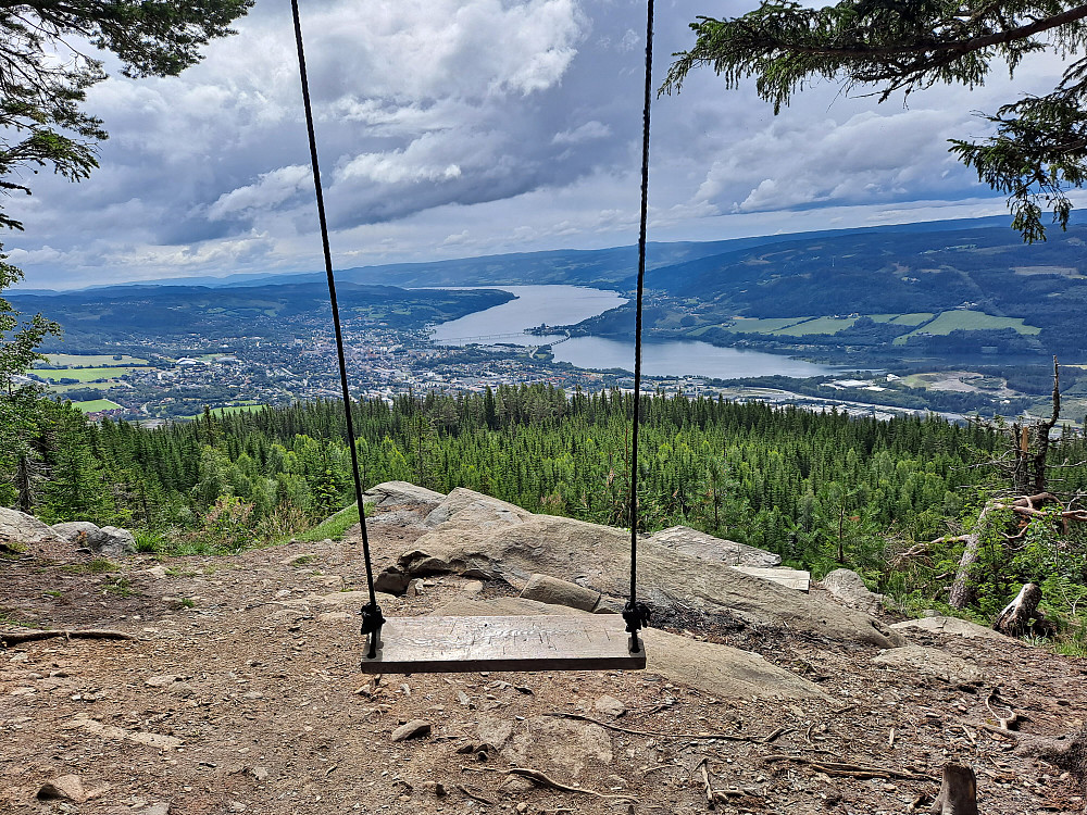 På Balbergkampen utsikt