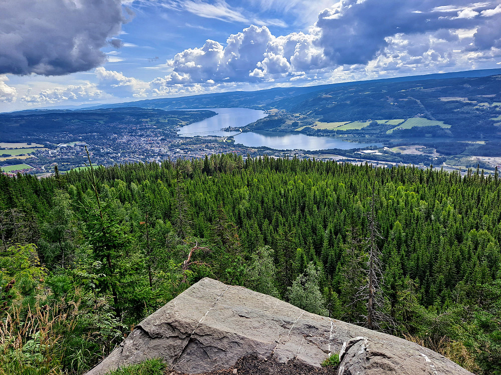 På Balbergkampen utsikt