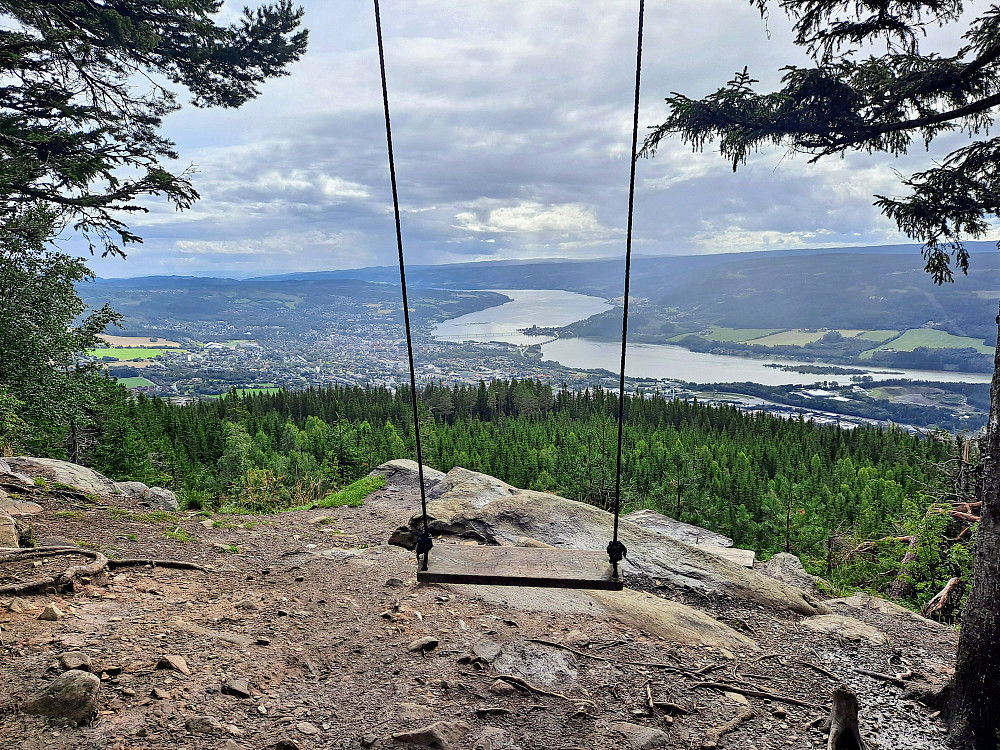 På Balbergkampen utsikt