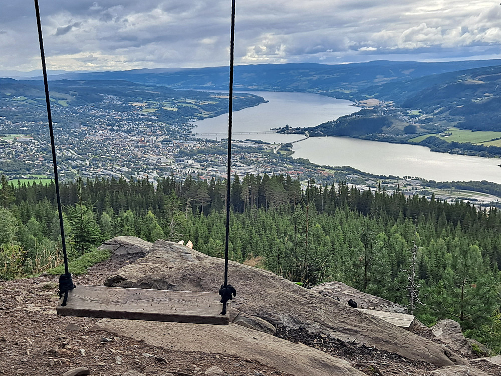På Balbergkampen utsikt
