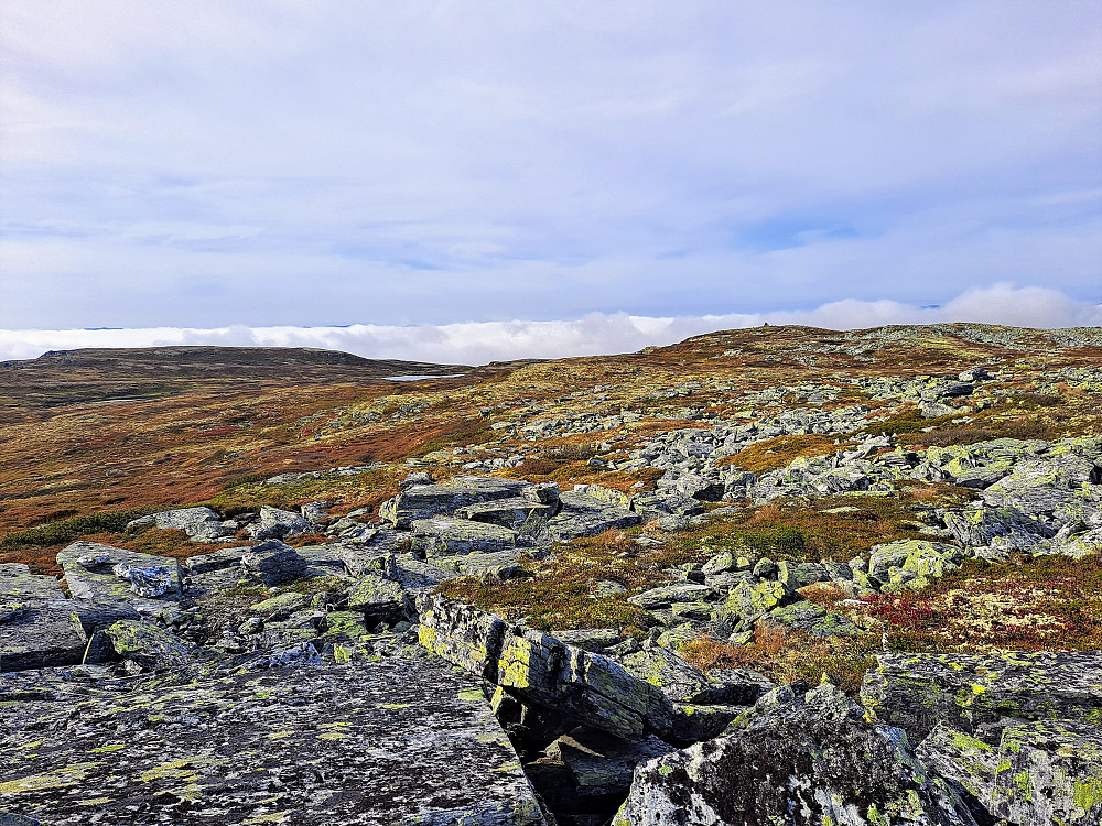 På Slagsfjellet/Ulene mot flere Slagsfjell