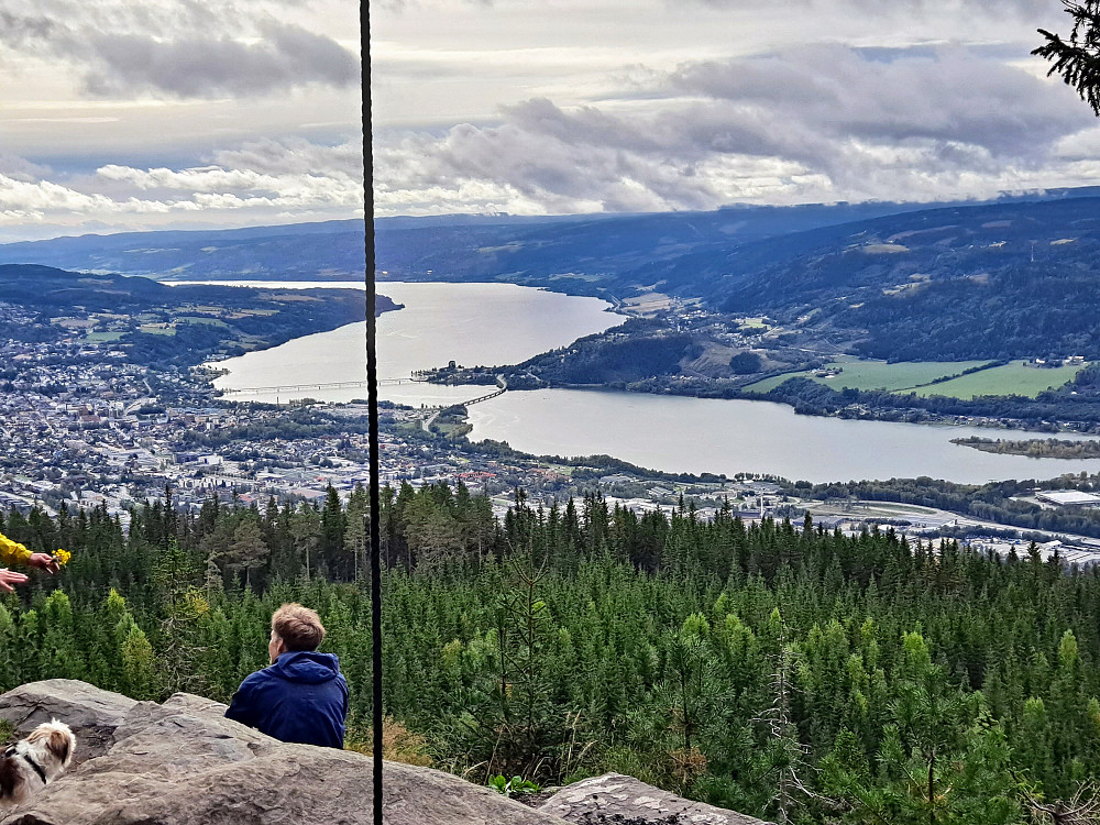 På Balbergkampen utsikt