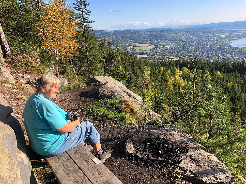 På Balbergkampen utsikt