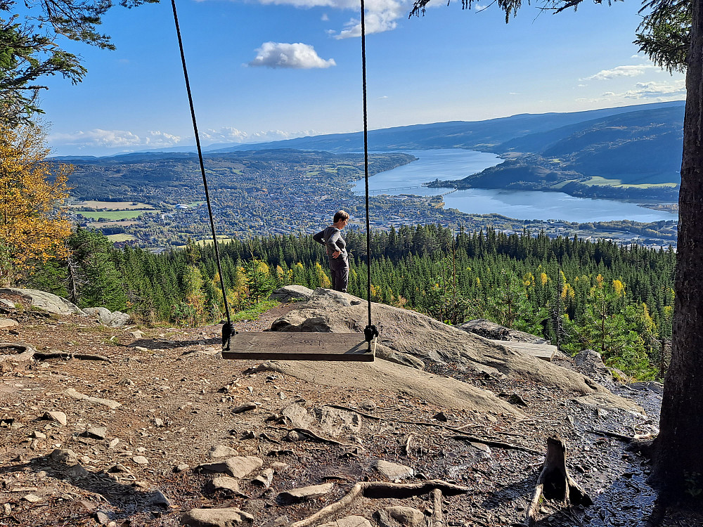 På Balbergkampen utsikt