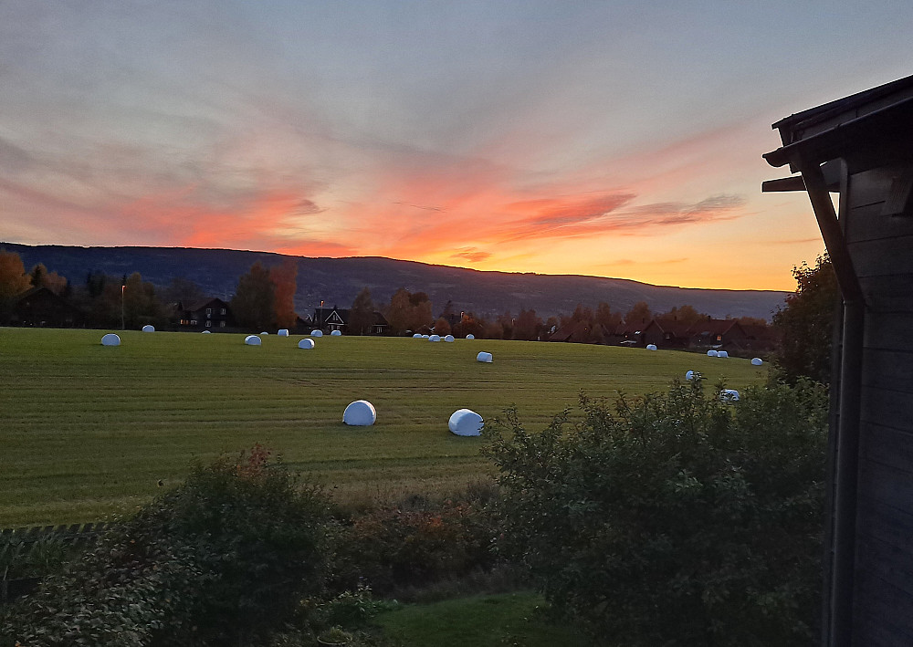 Solnedgang i Blestervegen