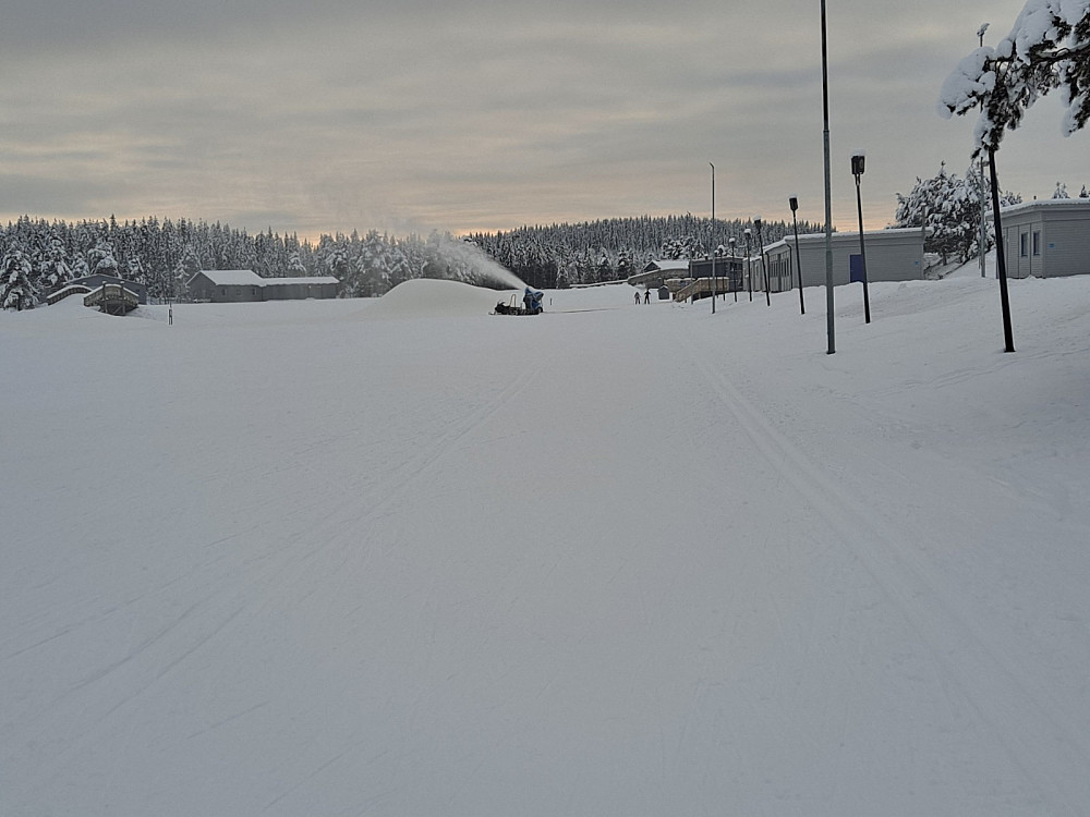 På stadion