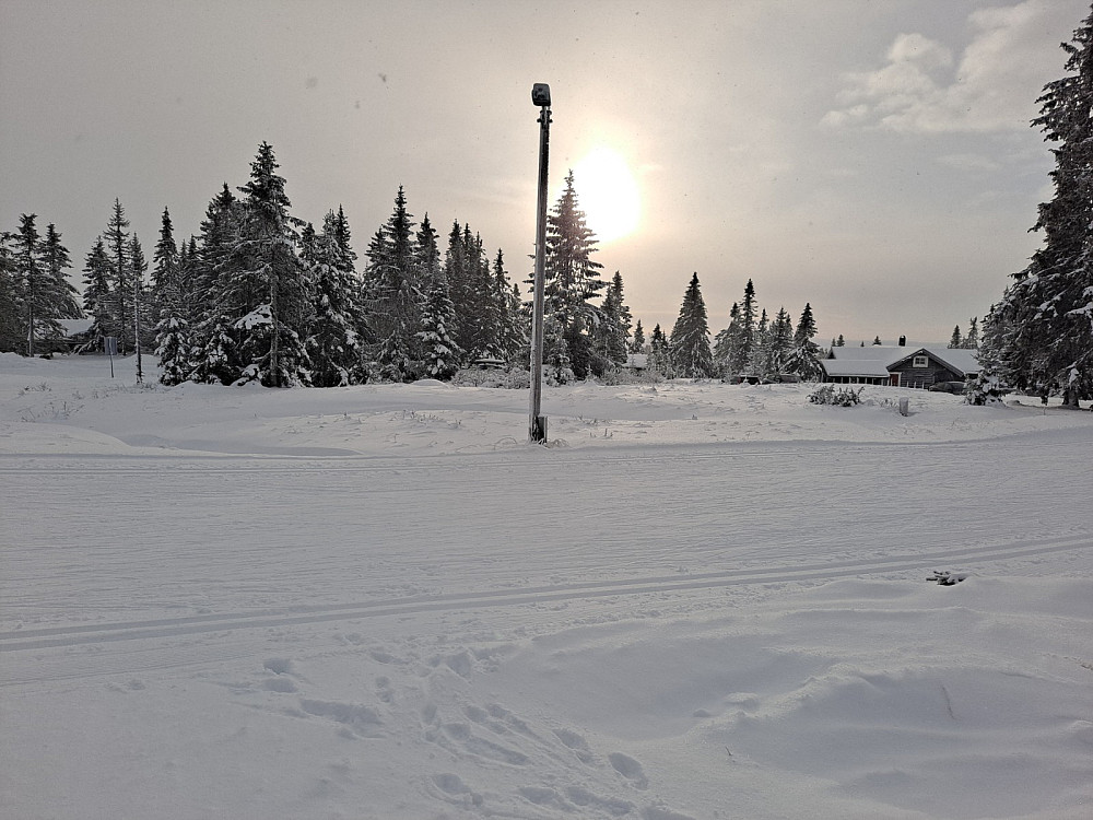 Ved turstart på Sjusjøen