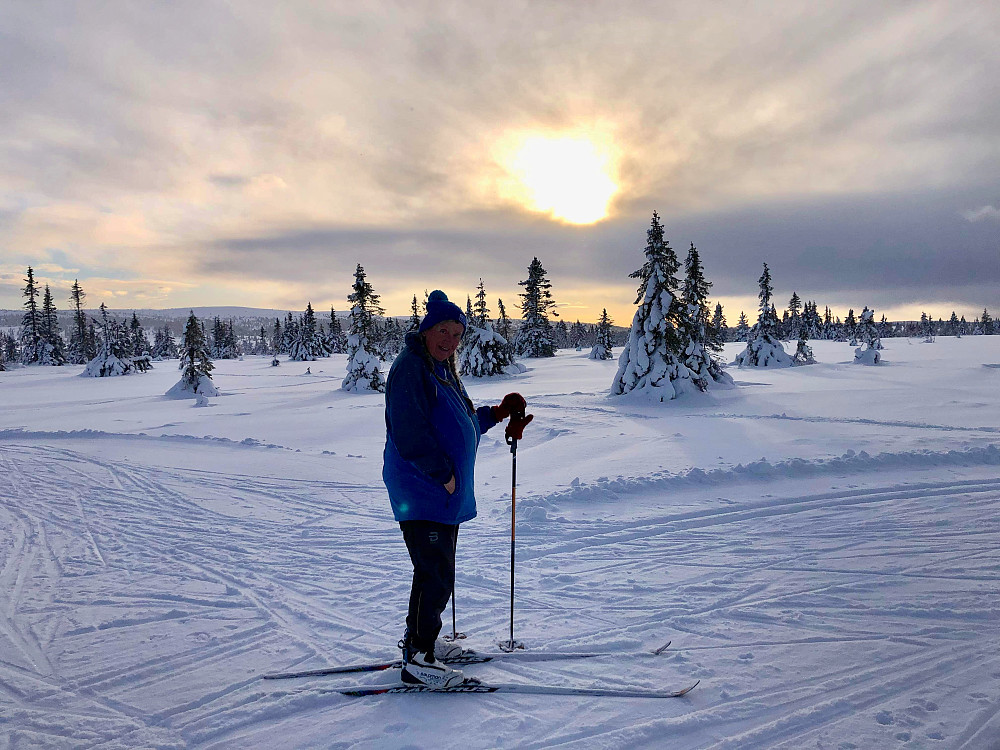 Jeg på løypekrysset Kuåsen sør
