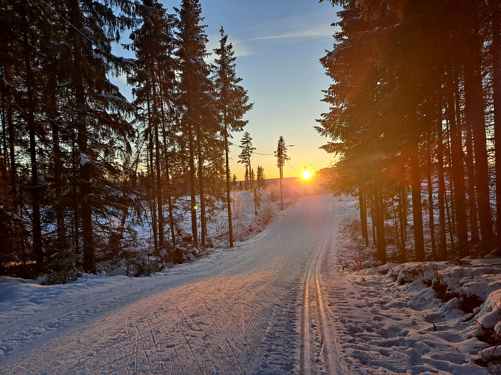 I lysløypa