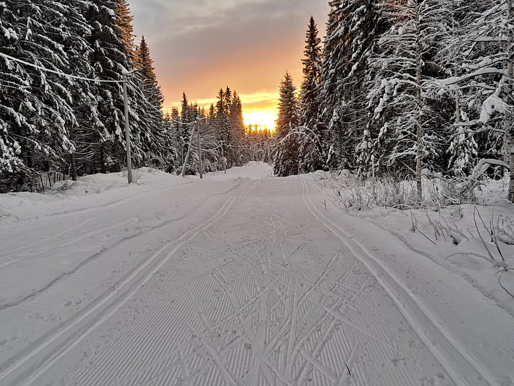 Iløypa mot Vårsetergrenda