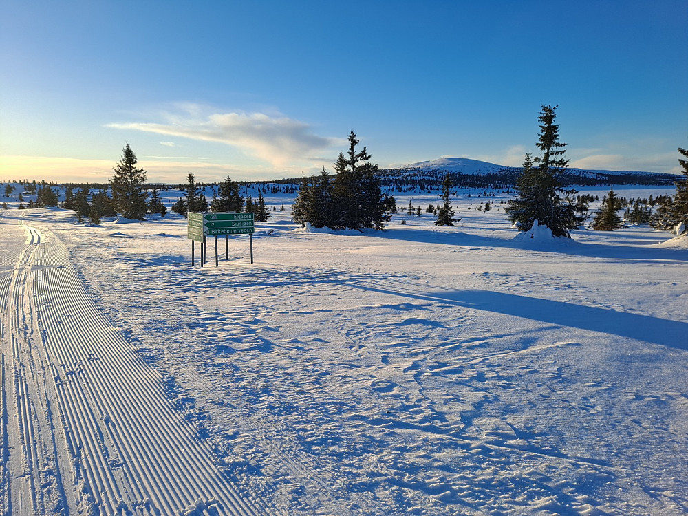 Her snudde jeg, ser mot Nevelfjell