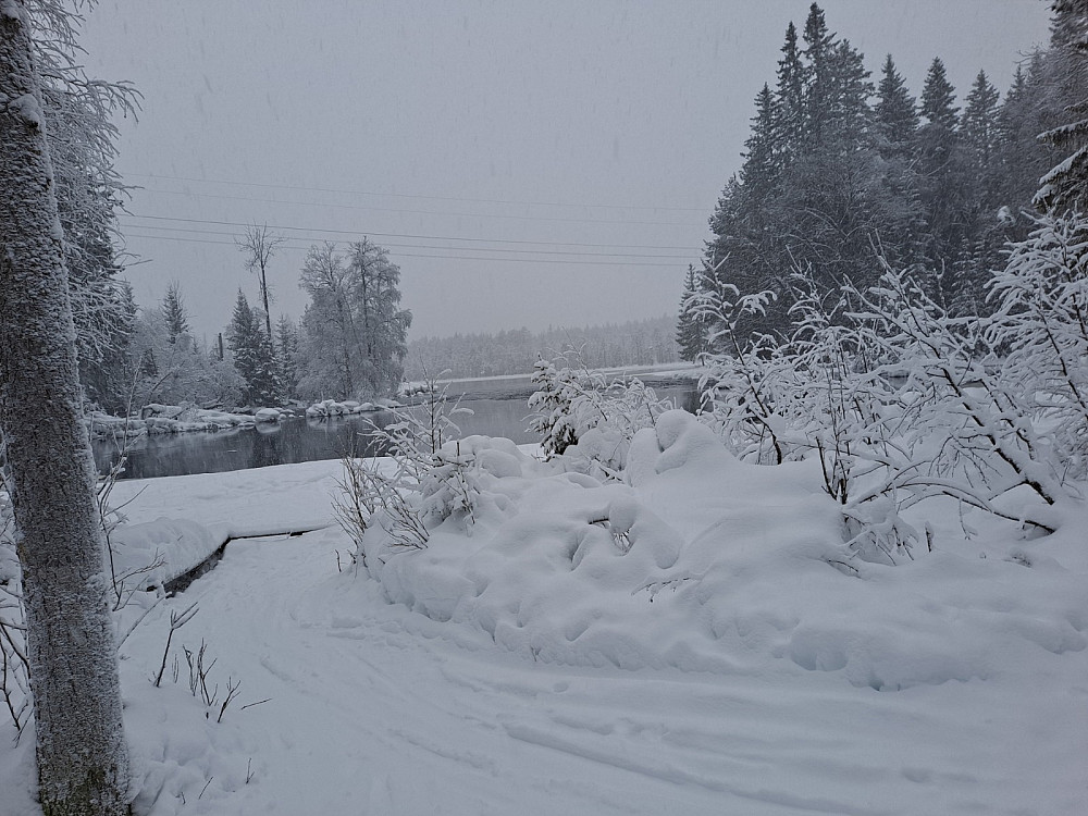 Mesnaelva ved Birkebeinerløypa