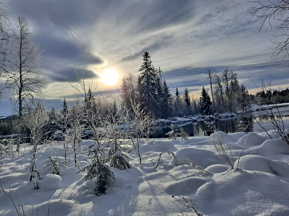 Mesnaelva ved Birkebeinerløypa