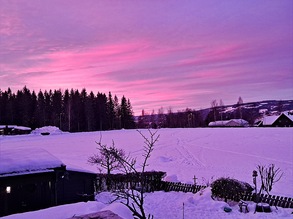 Morgenstemning i Blestervegen